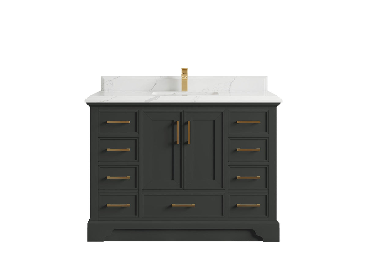 Charlotte 48 in. W x 22 in. D Single Sink Bathroom Vanity - Willow Bath and Vanity