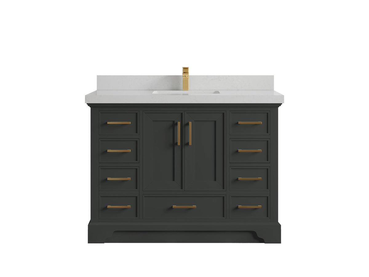 Charlotte 48 in. W x 22 in. D Single Sink Bathroom Vanity - Willow Bath and Vanity