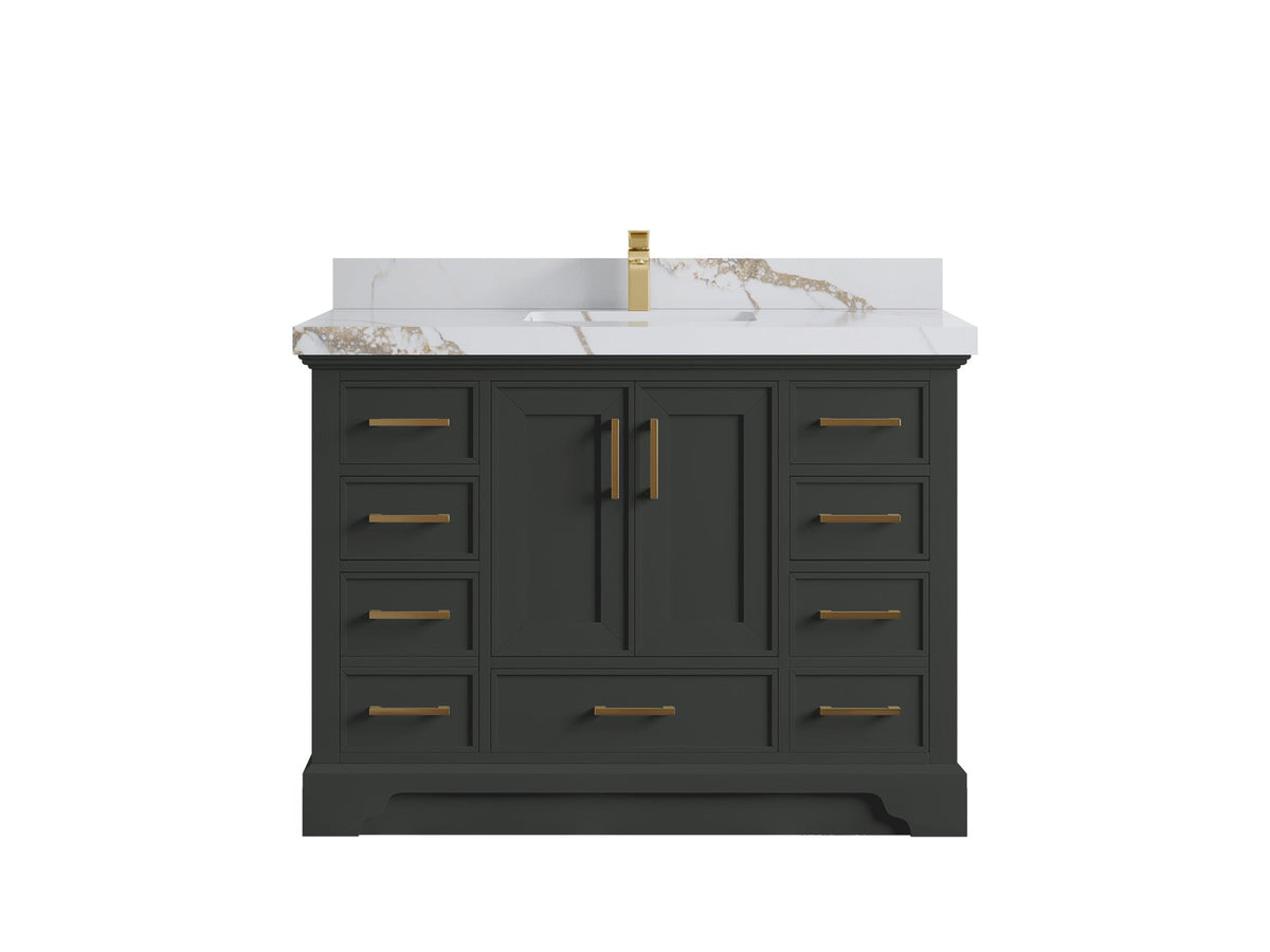 Charlotte 48 in. W x 22 in. D Single Sink Bathroom Vanity - Willow Bath and Vanity