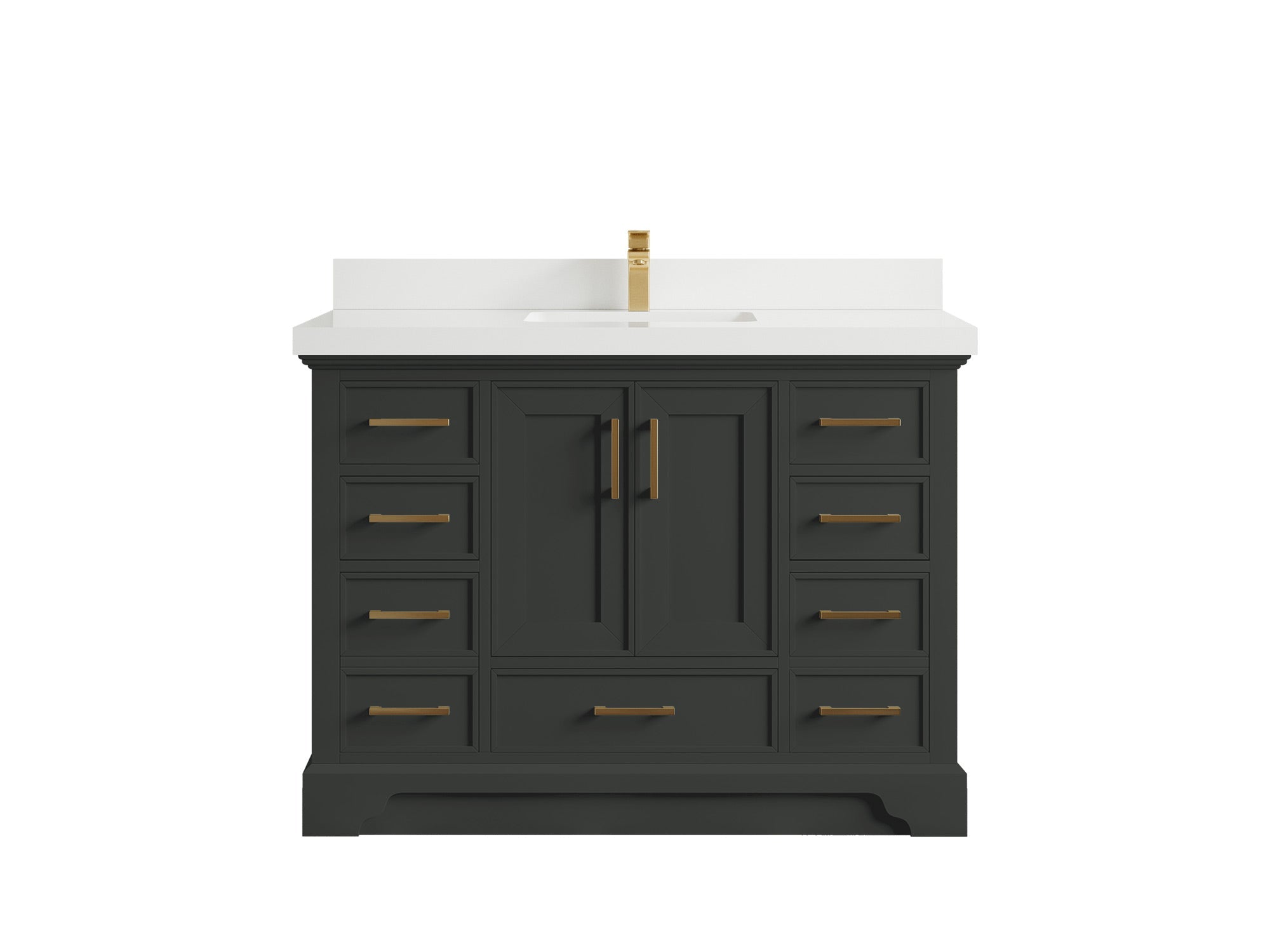 Charlotte 48 in. W x 22 in. D Single Sink Bathroom Vanity - Willow Bath and Vanity