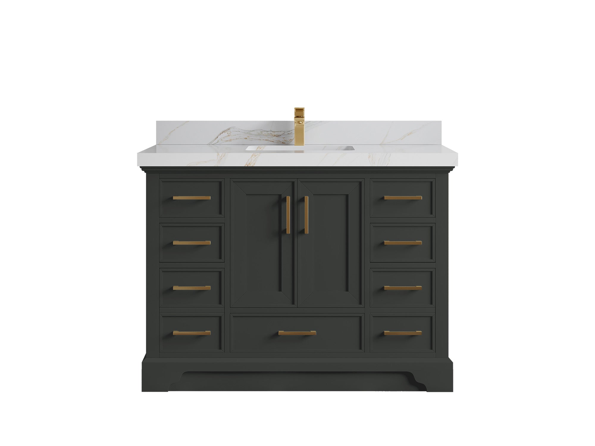 Charlotte 48 in. W x 22 in. D Single Sink Bathroom Vanity - Willow Bath and Vanity
