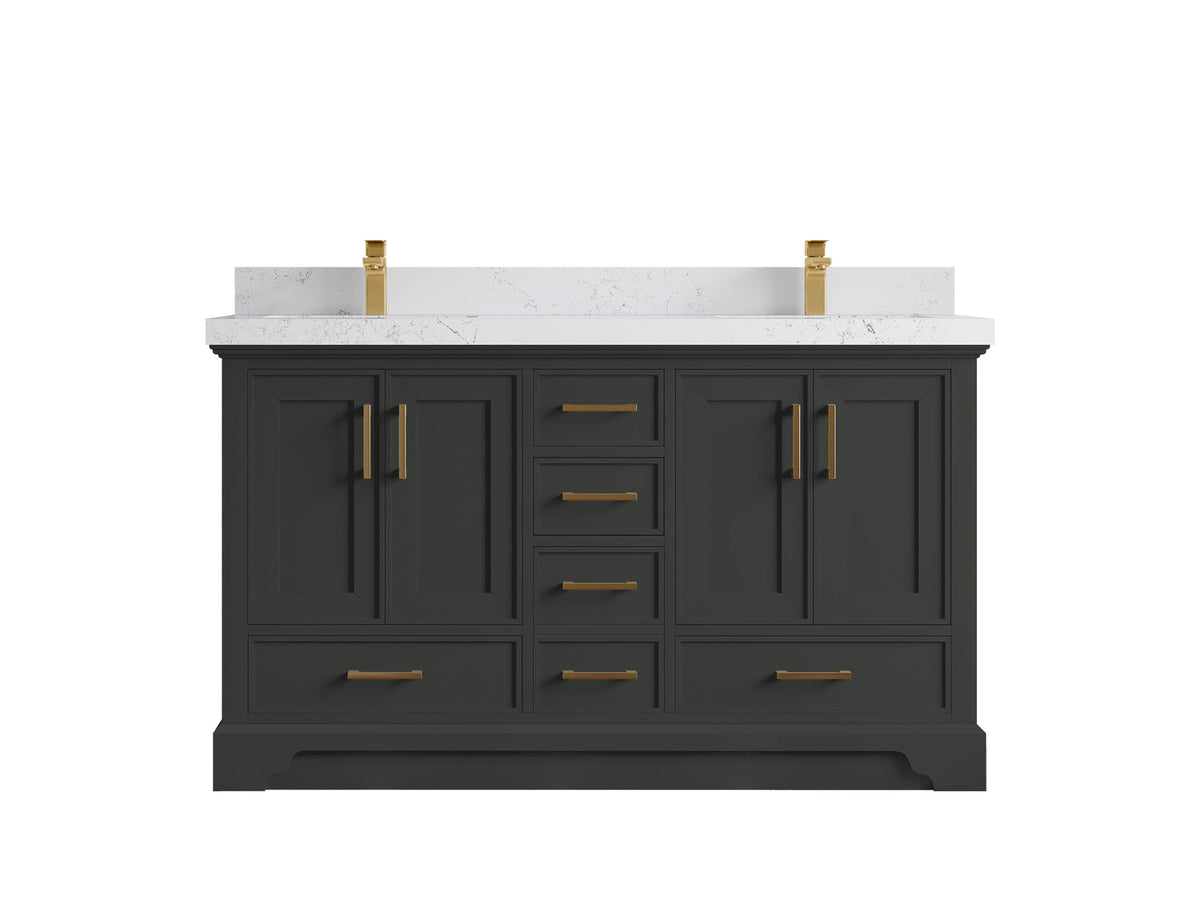 Charlotte 60 in. W x 22 in. D Single Sink Bathroom Vanity - Willow Bath and Vanity