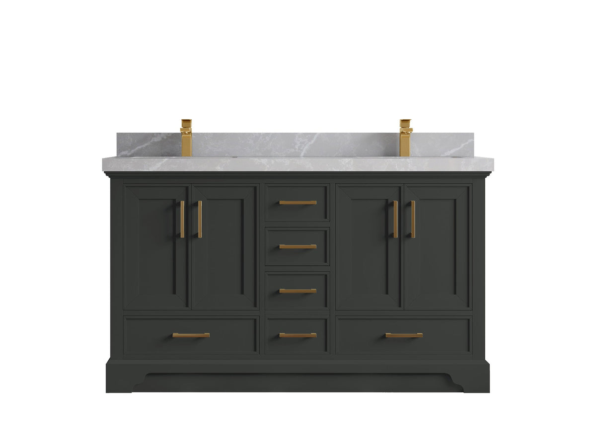 Charlotte 60 in. W x 22 in. D Single Sink Bathroom Vanity - Willow Bath and Vanity