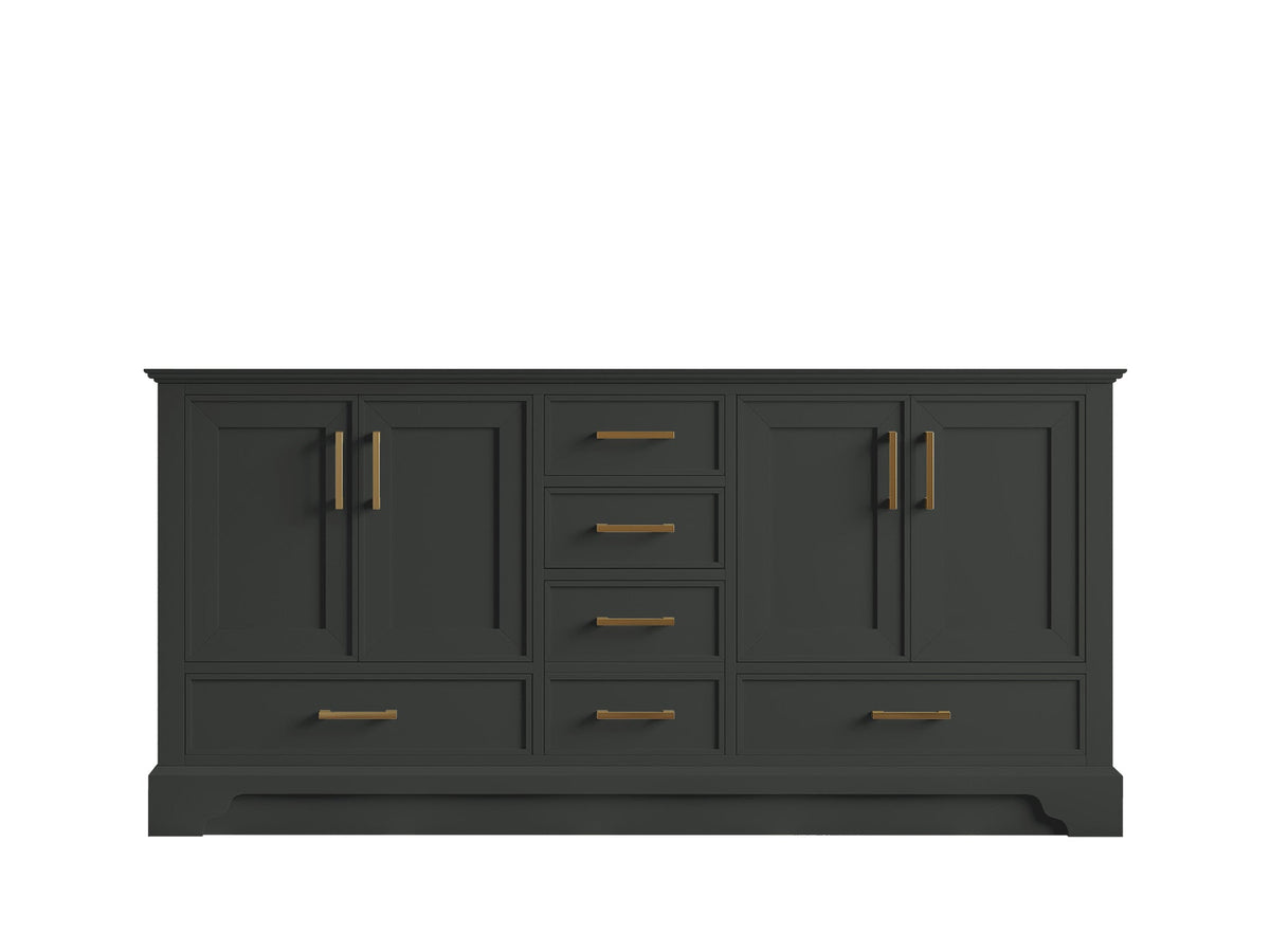Charlotte 72 in. W x 22 in. D Double Sink Bathroom Vanity - Willow Bath and Vanity