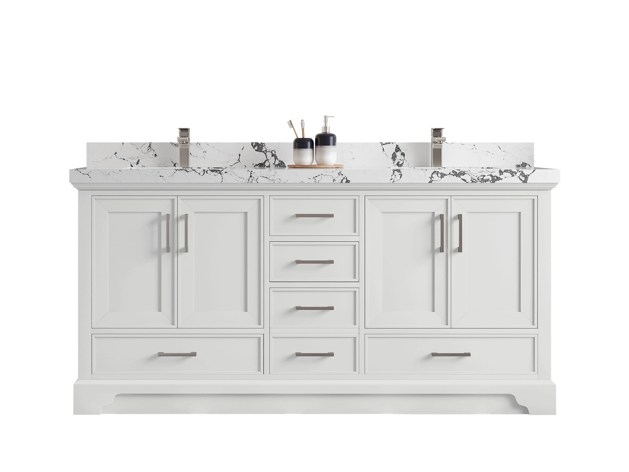 Charlotte 72 in. W x 22 in. D Double Sink Bathroom Vanity - Willow Bath and Vanity