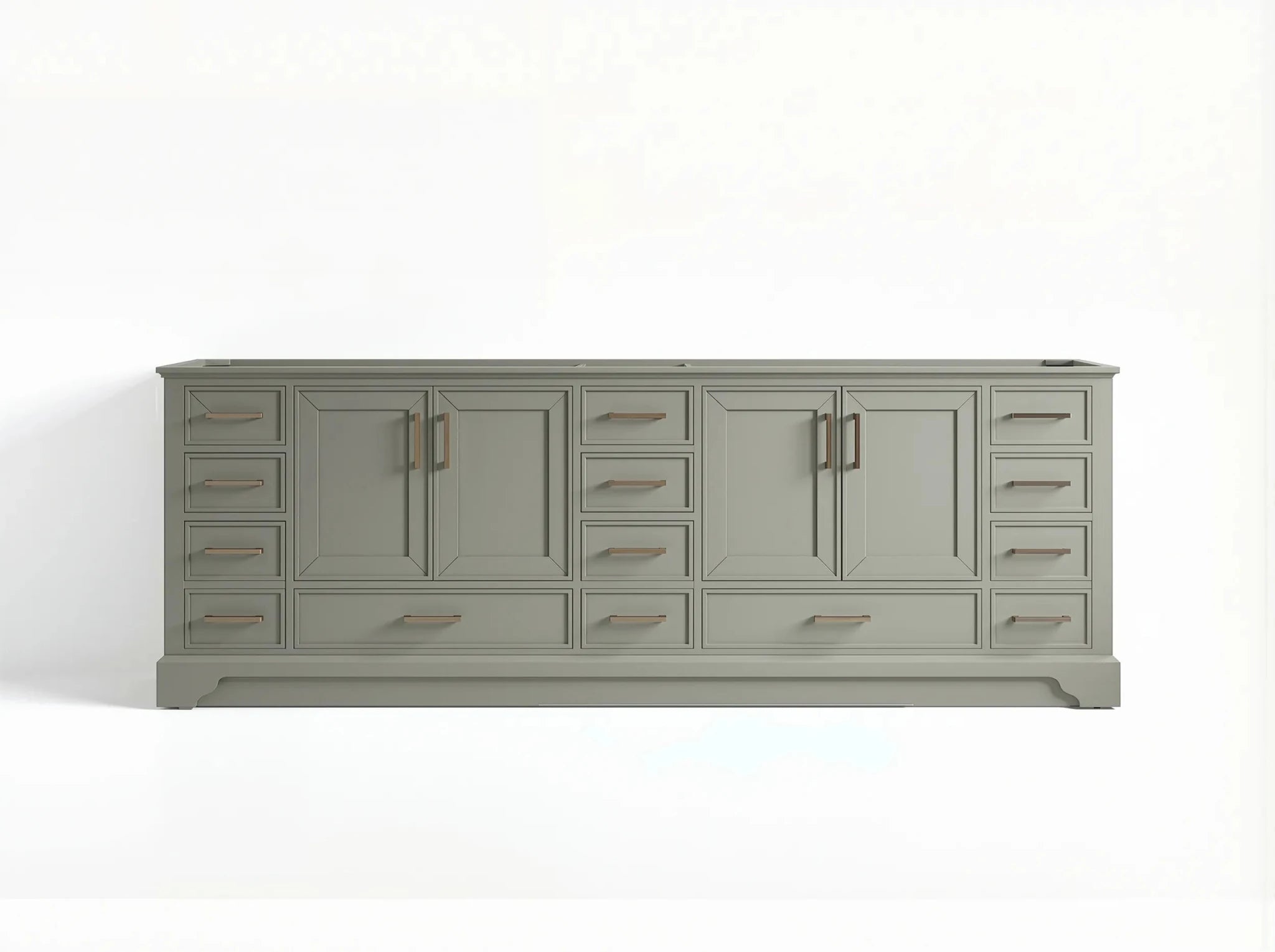 Charlotte 96 in W x 22 in D Free Standing Double Sink Bathroom Vanity - Willow Bath and Vanity