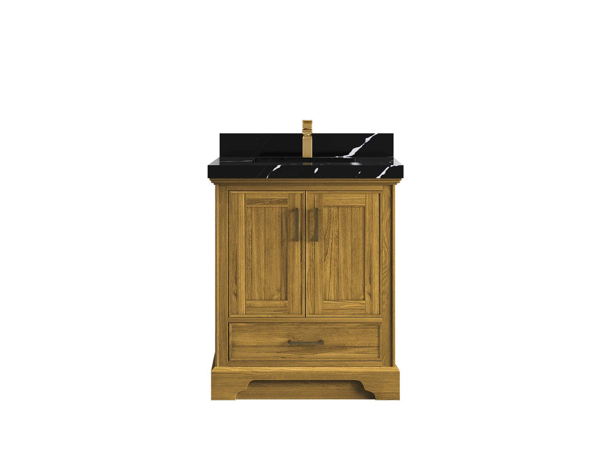 Charlotte White Oak 30 in. W x 22 in. D Single Sink Bathroom Vanity - Willow Bath and Vanity