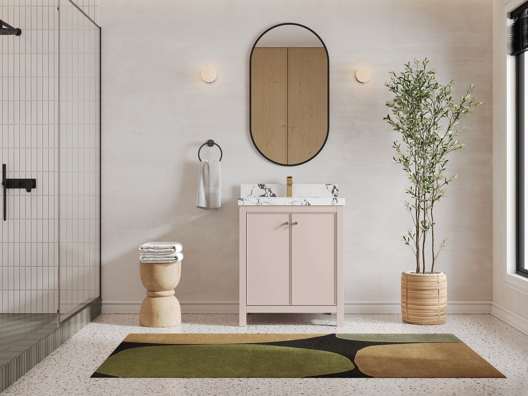 Chicago 30 in. W x 22 in. D Single Sink Bathroom Vanity - Willow Bath and Vanity