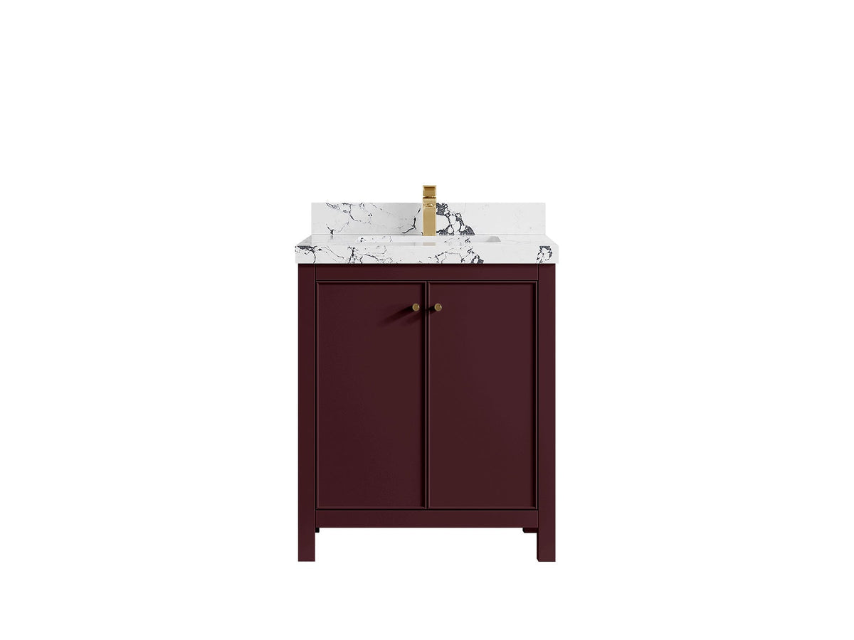 Chicago 30 in. W x 22 in. D Single Sink Bathroom Vanity - Willow Bath and Vanity