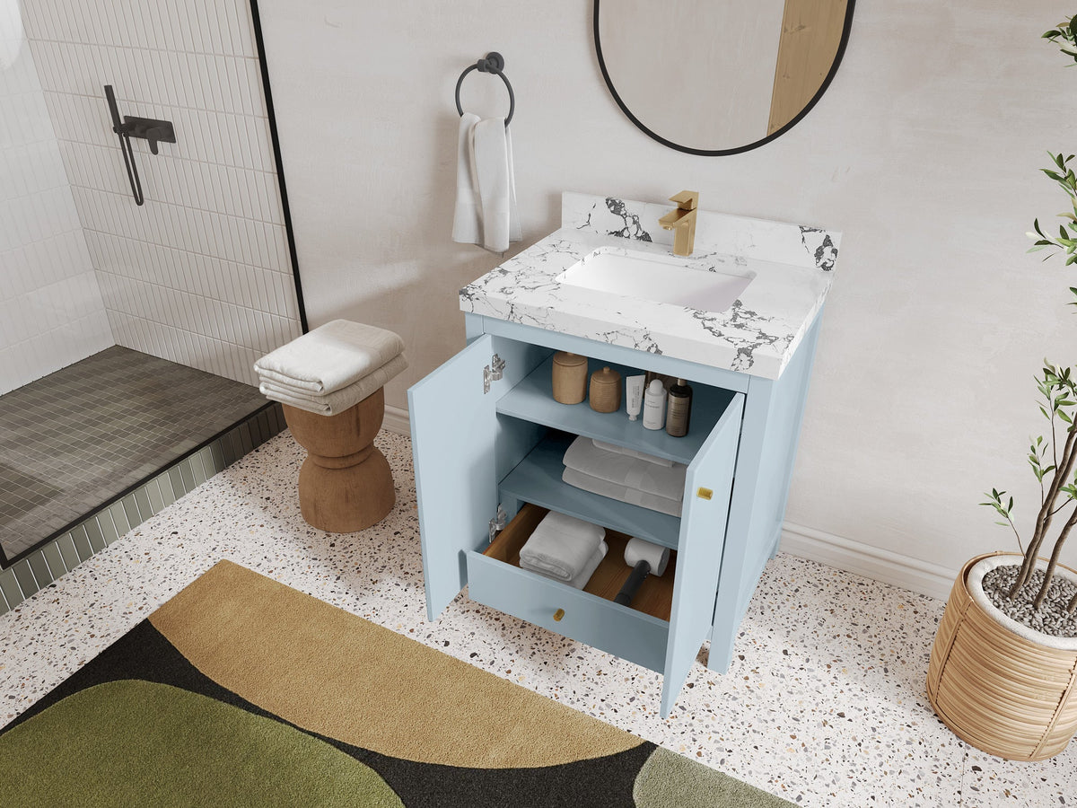 Chicago 30 in. W x 22 in. D Single Sink Bathroom Vanity - Willow Bath and Vanity