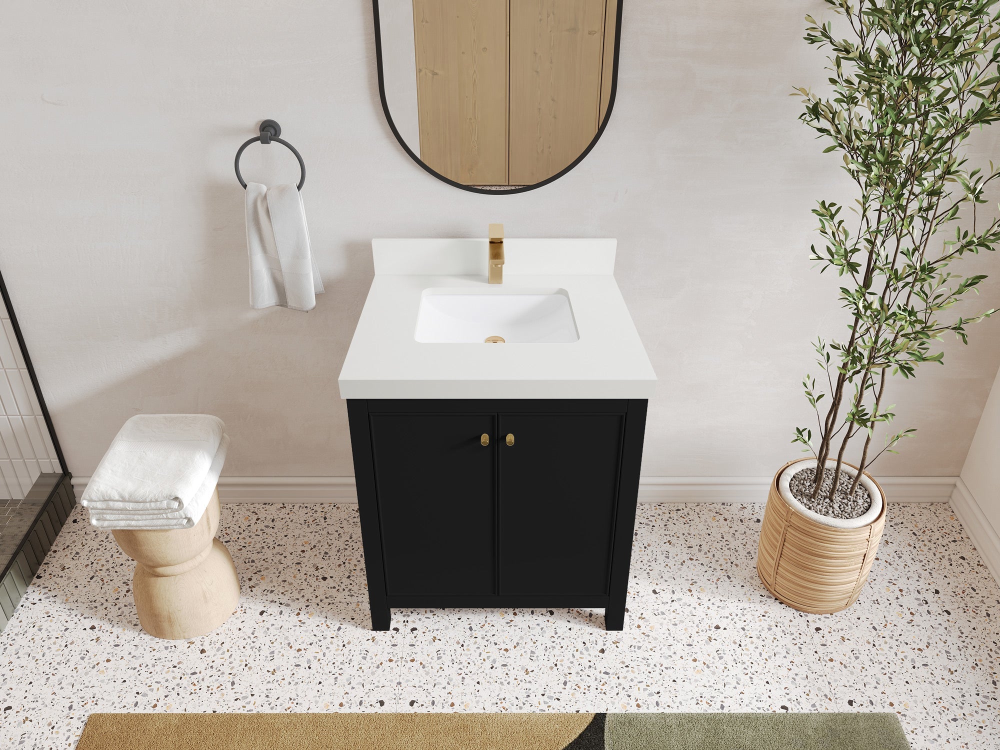 Chicago 30 in. W x 22 in. D Single Sink Bathroom Vanity - Willow Bath and Vanity