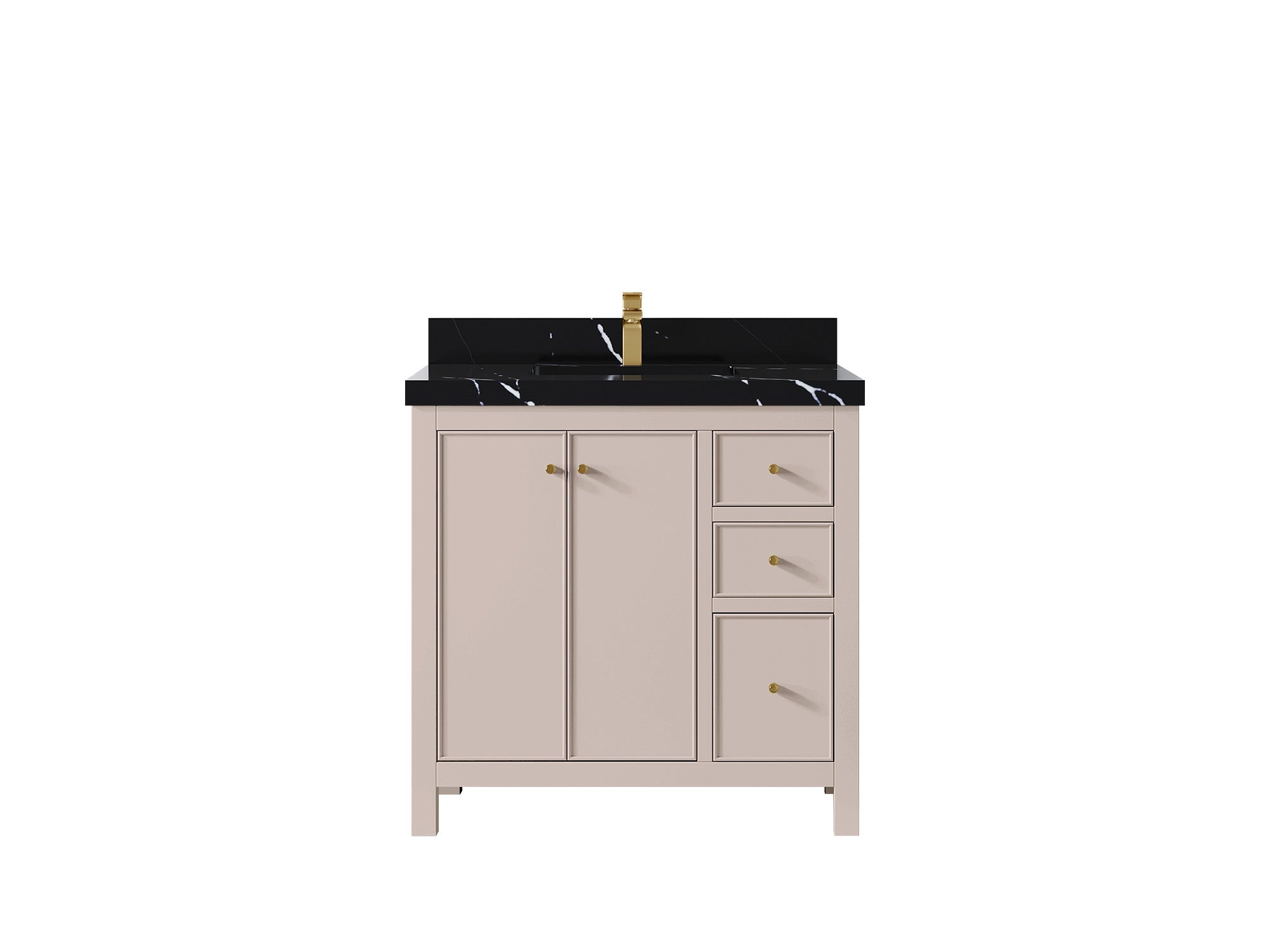 Chicago 36 in. W x 22 in. D Center Sink Bathroom Vanity - Willow Bath and Vanity