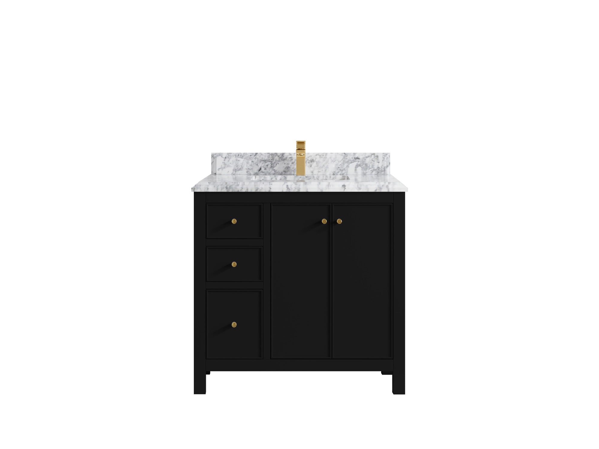 Chicago 36 in. W x 22 in. D Center Sink Bathroom Vanity - Willow Bath and Vanity