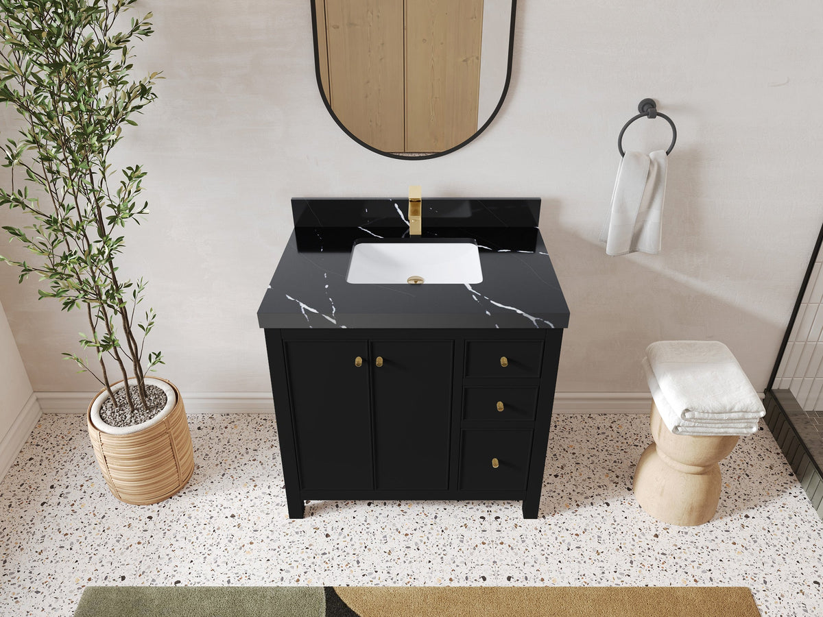 Chicago 36 in. W x 22 in. D Center Sink Bathroom Vanity - Willow Bath and Vanity