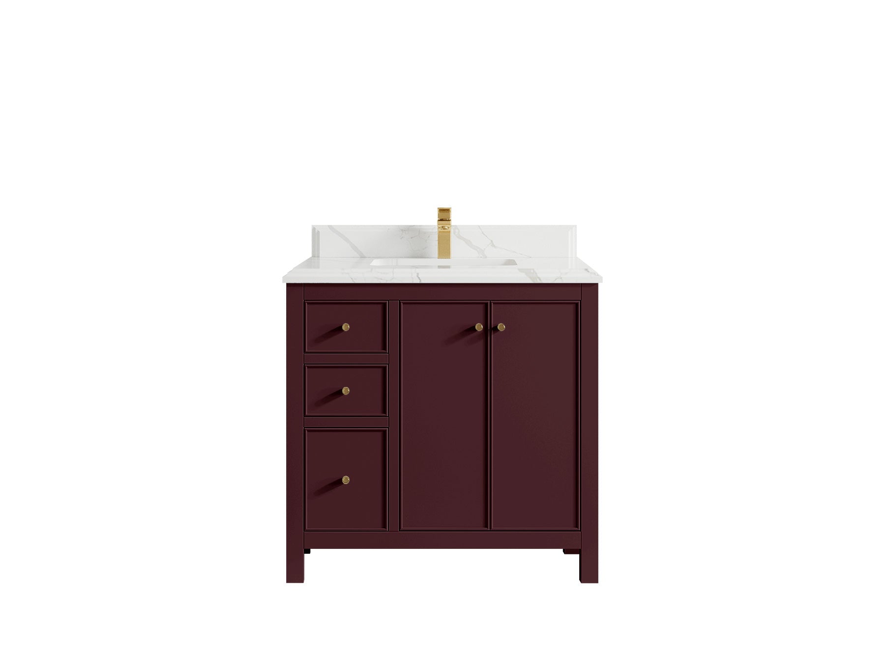 Chicago 36 in. W x 22 in. D Center Sink Bathroom Vanity - Willow Bath and Vanity