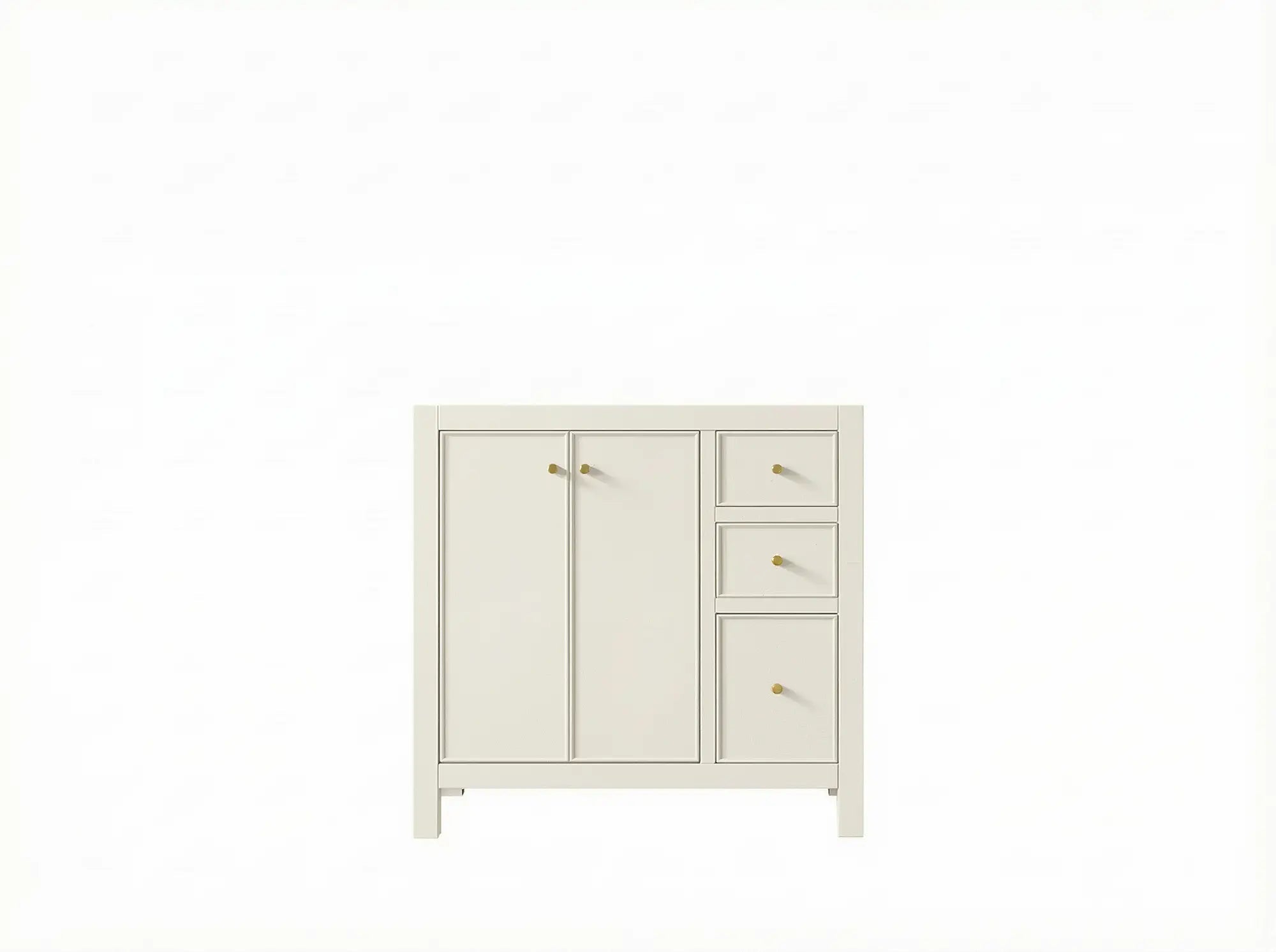 Chicago 36 in. W x 22 in. D Left Offset Sink Bathroom Vanity - Willow Bath and Vanity