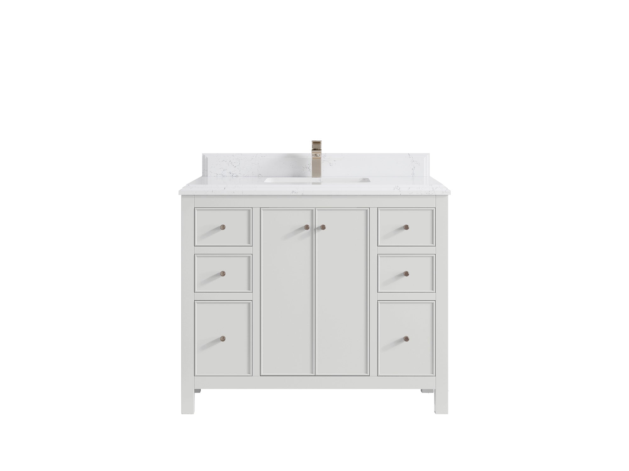 Chicago 42 in. W x 22 in. D Single Sink Bathroom Vanity - Willow Bath and Vanity
