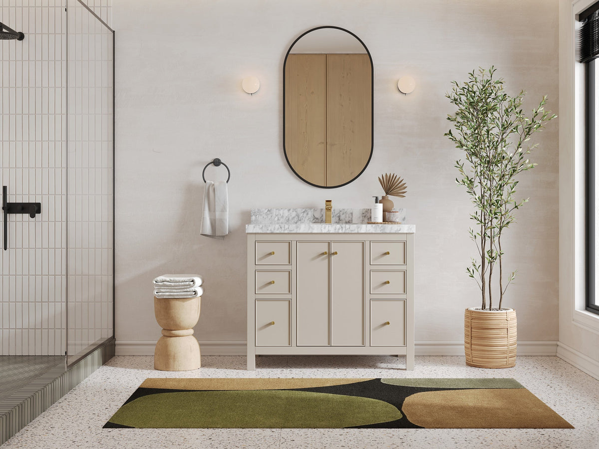 Chicago 42 in. W x 22 in. D Single Sink Bathroom Vanity - Willow Bath and Vanity