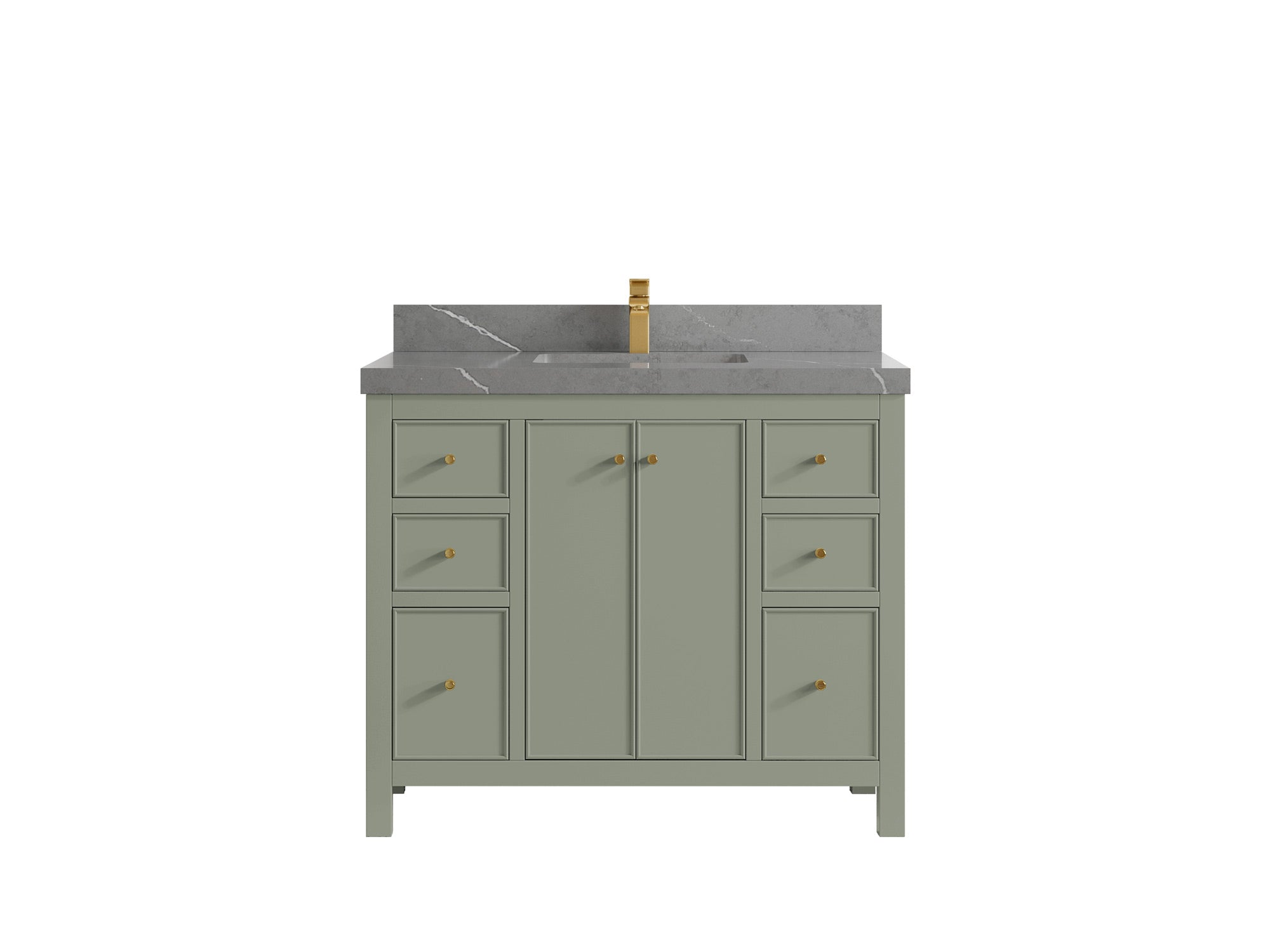 Chicago 42 in. W x 22 in. D Single Sink Bathroom Vanity - Willow Bath and Vanity