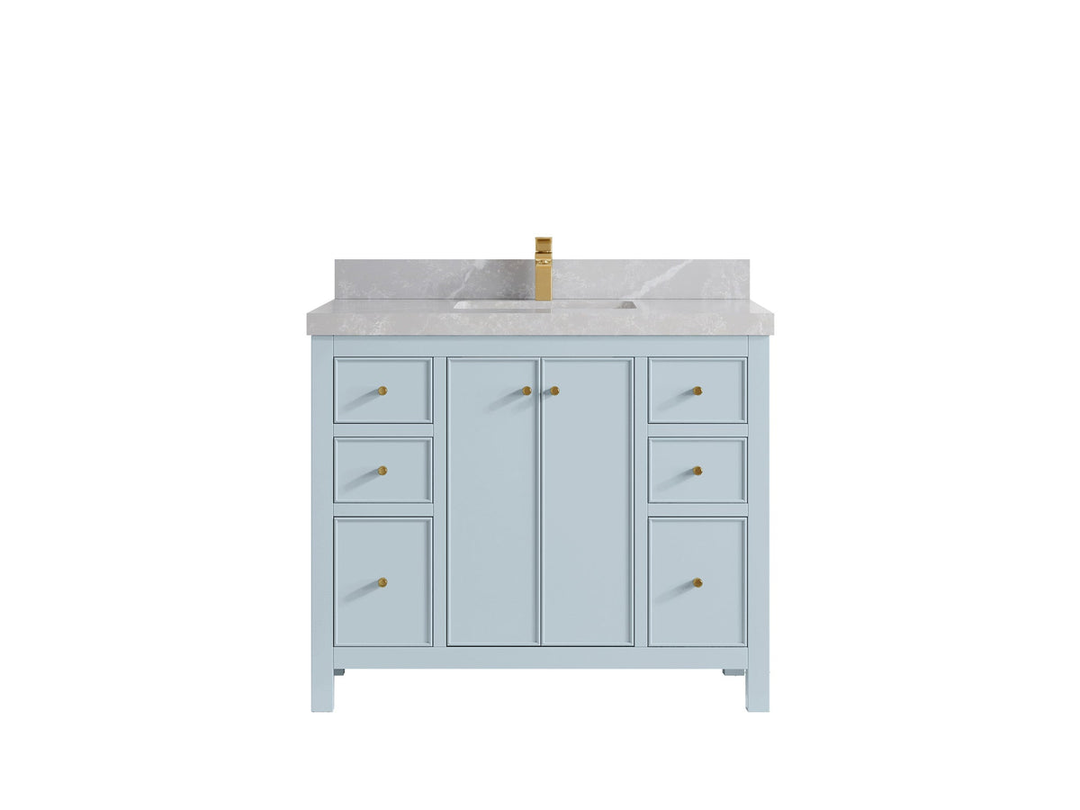 Chicago 42 in. W x 22 in. D Single Sink Bathroom Vanity - Willow Bath and Vanity