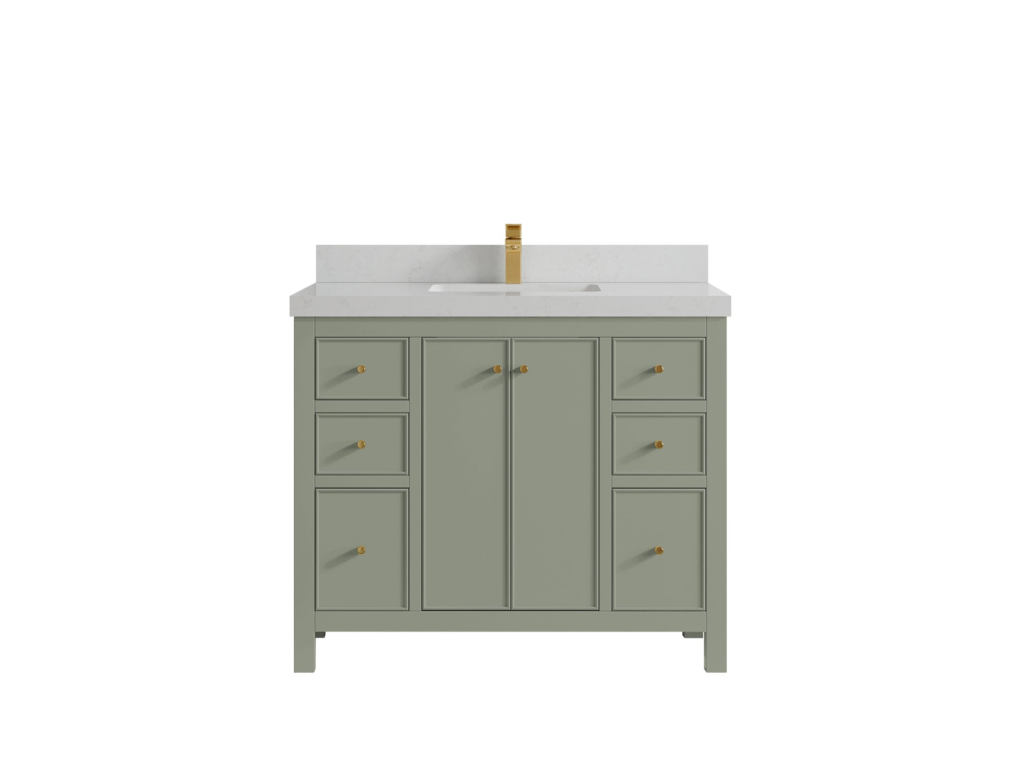 Chicago 42 in. W x 22 in. D Single Sink Bathroom Vanity - Willow Bath and Vanity