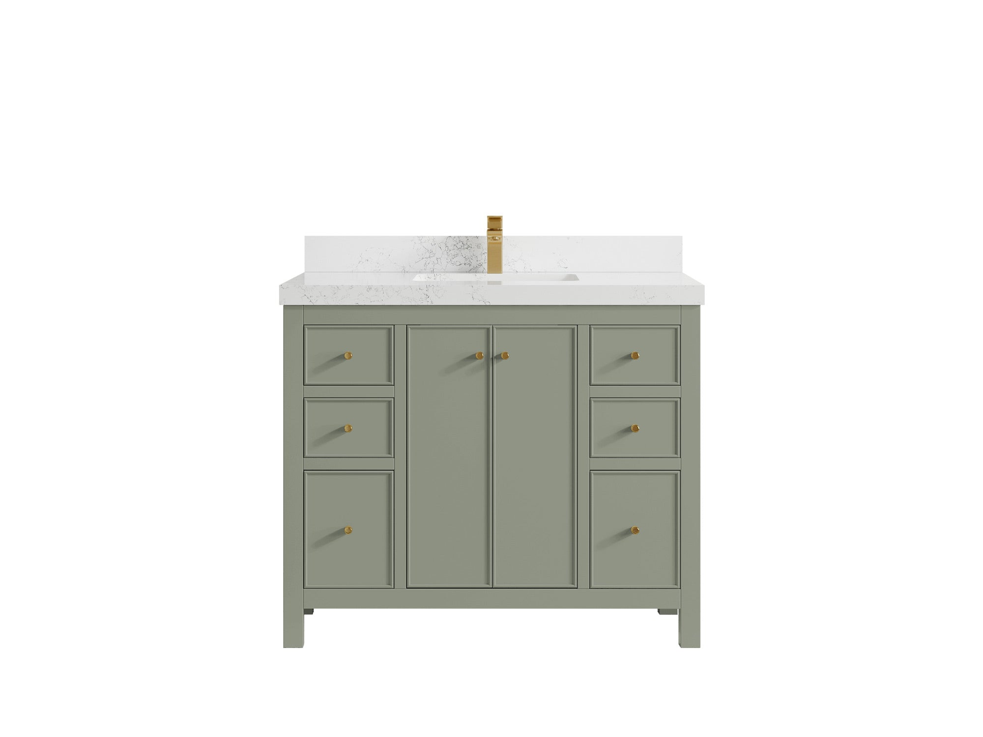 Chicago 42 in. W x 22 in. D Single Sink Bathroom Vanity - Willow Bath and Vanity