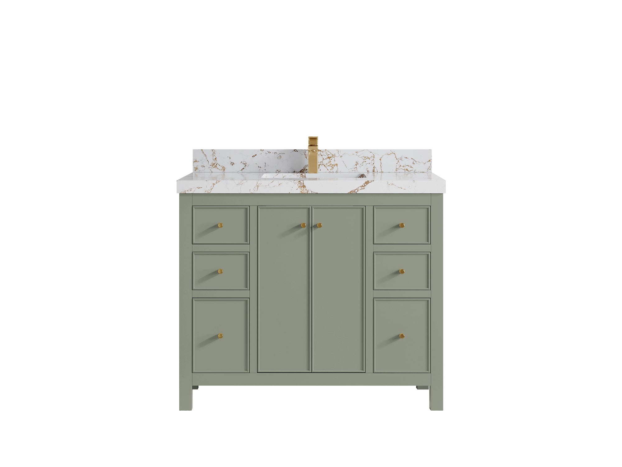 Chicago 42 in. W x 22 in. D Single Sink Bathroom Vanity - Willow Bath and Vanity