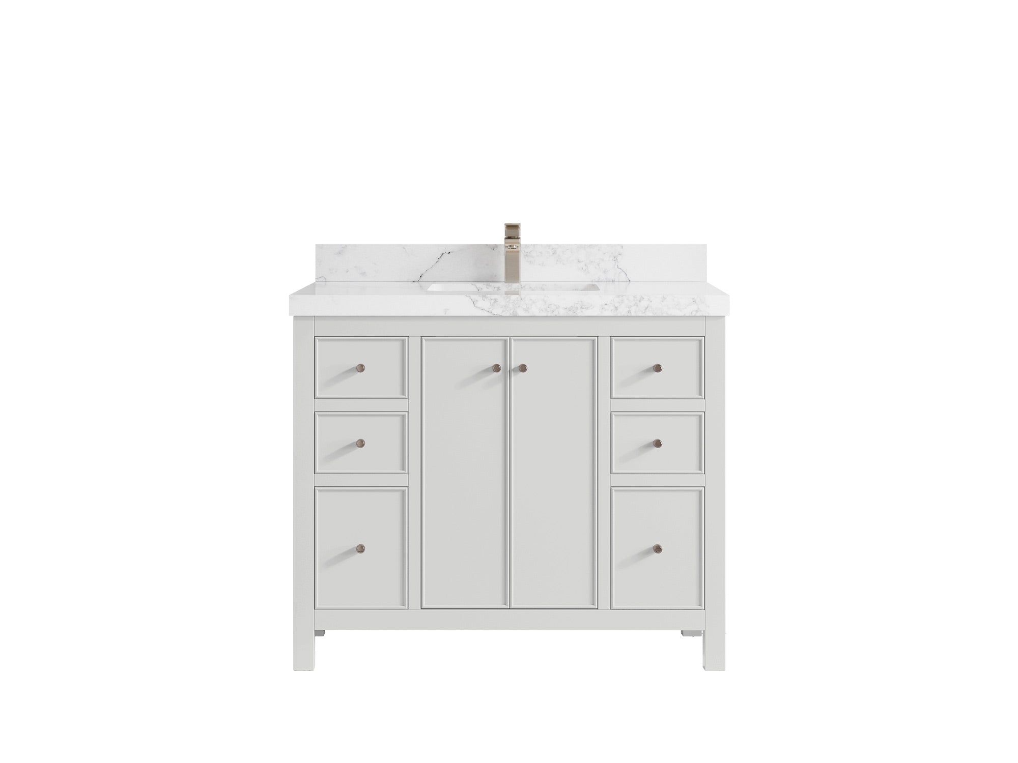 Chicago 42 in. W x 22 in. D Single Sink Bathroom Vanity - Willow Bath and Vanity