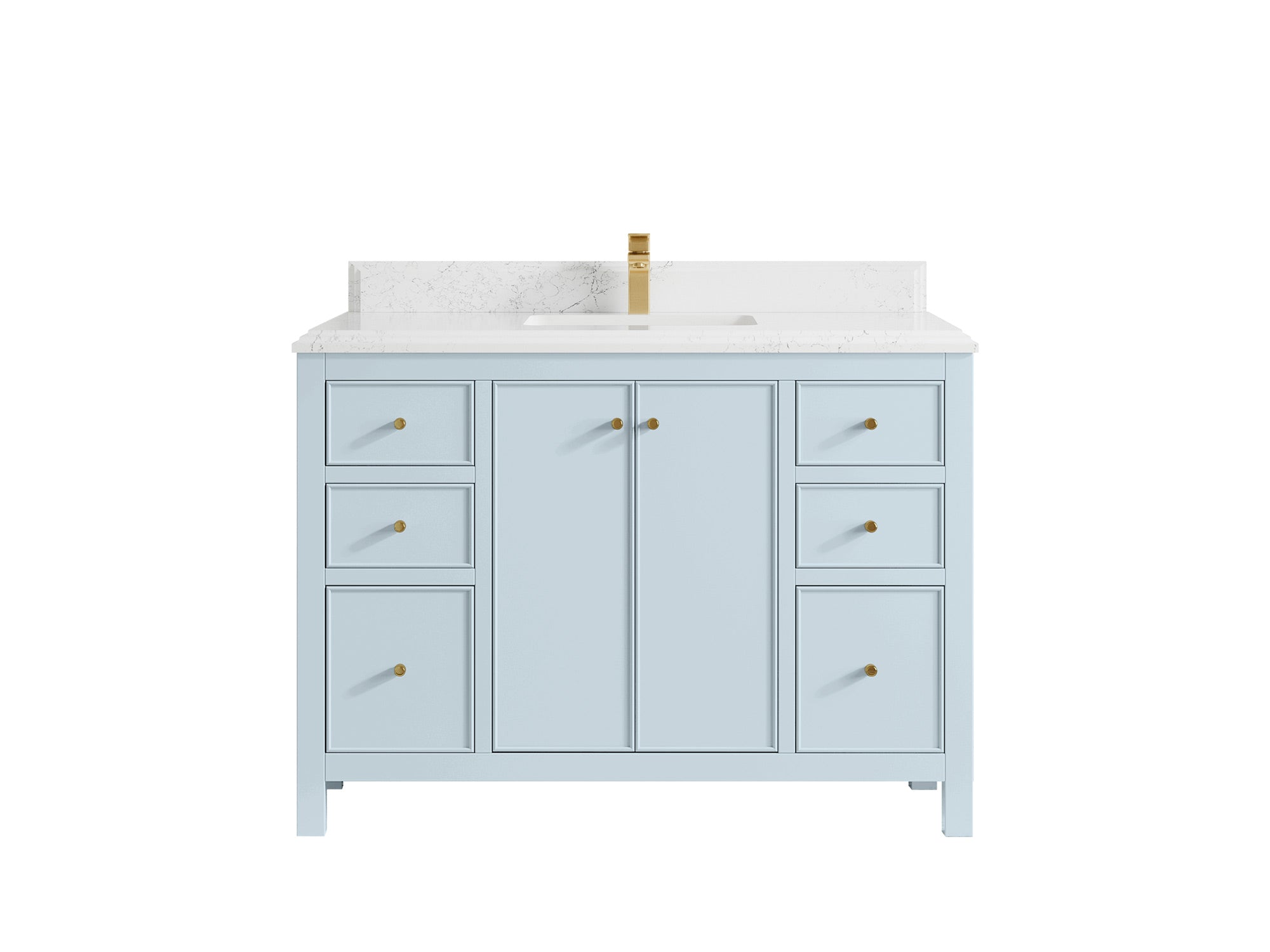 Chicago 48 in. W x 22 in. D Single Sink Bathroom Vanity - Willow Bath and Vanity