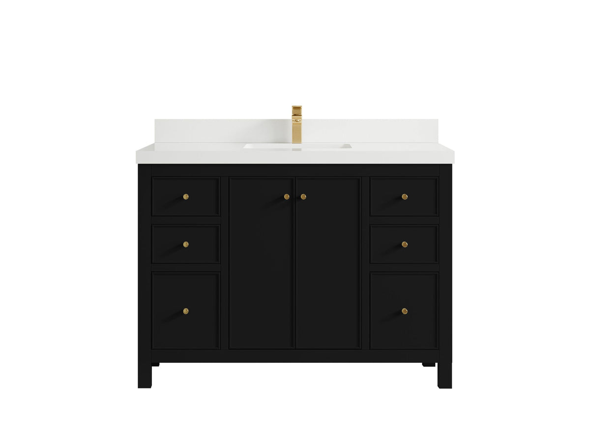 Chicago 48 in. W x 22 in. D Single Sink Bathroom Vanity - Willow Bath and Vanity