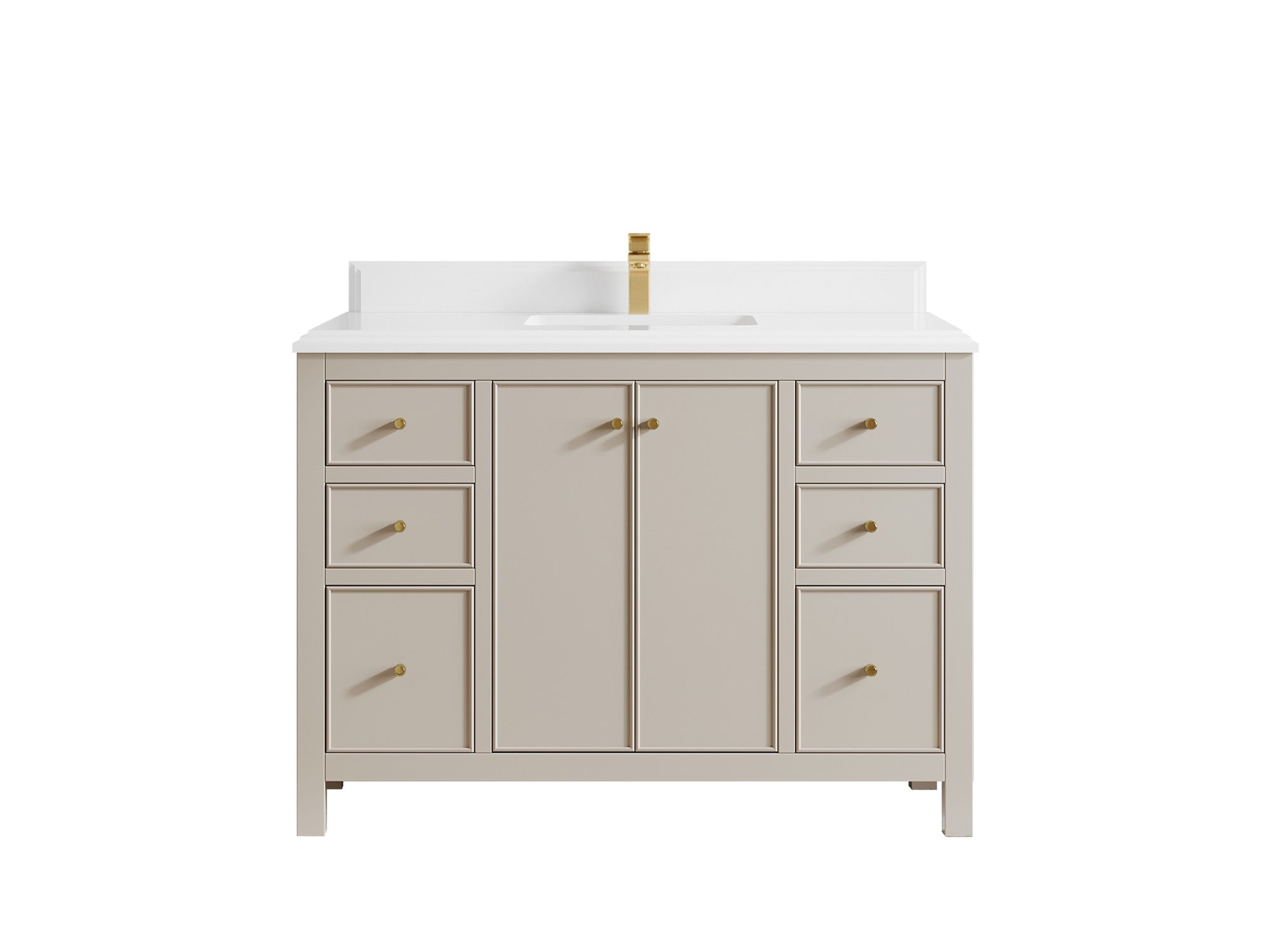 Chicago 48 in. W x 22 in. D Single Sink Bathroom Vanity - Willow Bath and Vanity