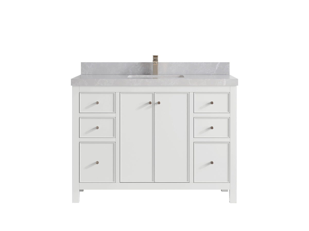 Chicago 48 in. W x 22 in. D Single Sink Bathroom Vanity - Willow Bath and Vanity