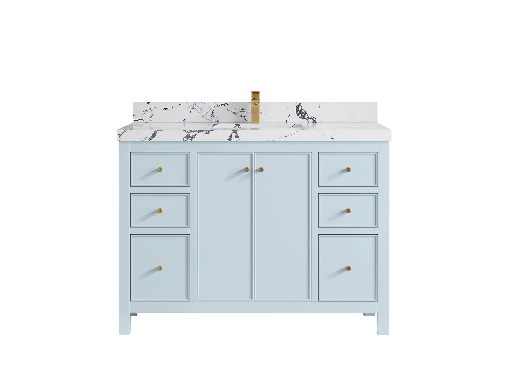 Chicago 48 in. W x 22 in. D Single Sink Bathroom Vanity - Willow Bath and Vanity