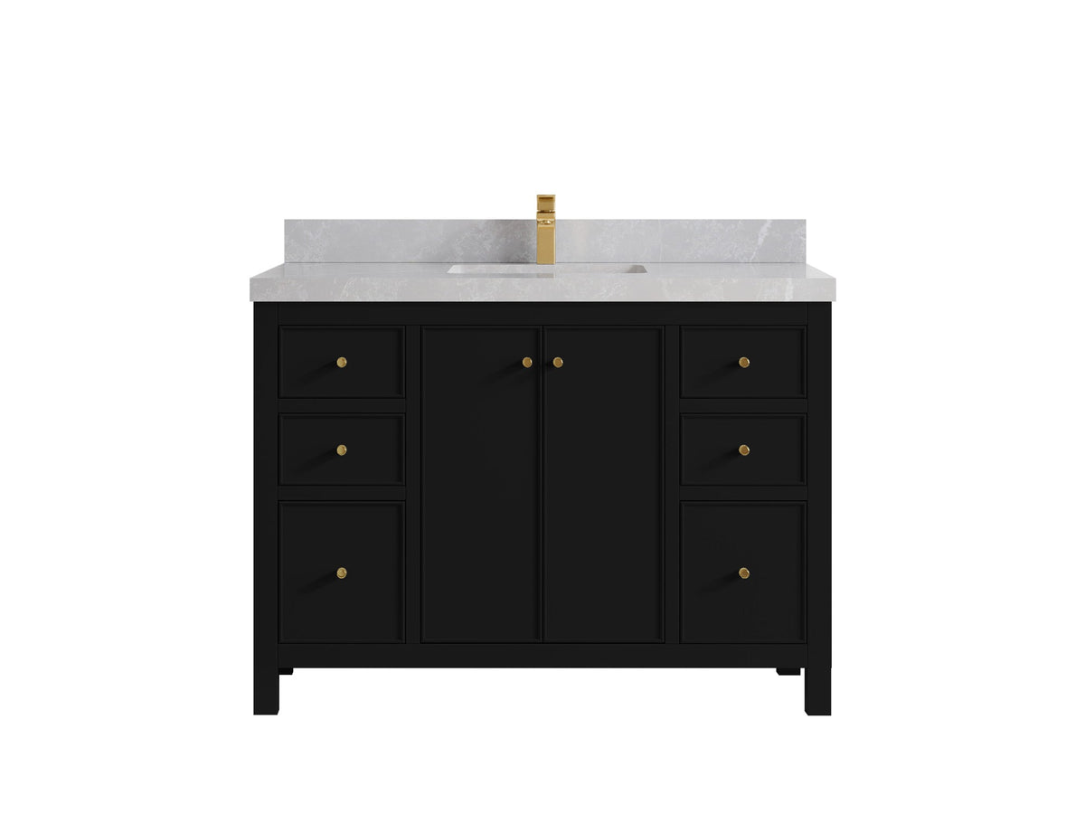 Chicago 48 in. W x 22 in. D Single Sink Bathroom Vanity - Willow Bath and Vanity