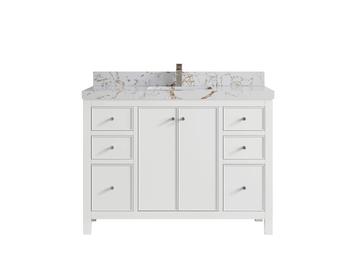 Chicago 48 in. W x 22 in. D Single Sink Bathroom Vanity - Willow Bath and Vanity