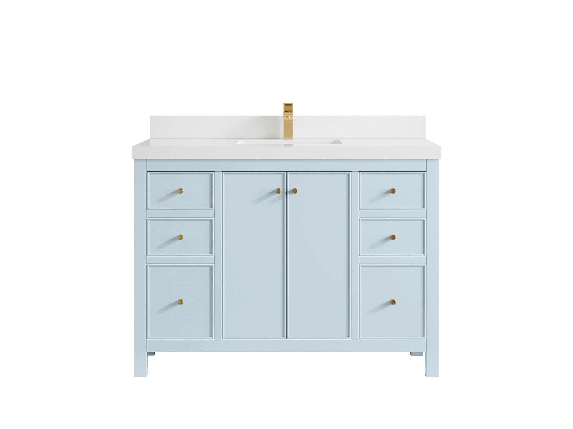 Chicago 48 in. W x 22 in. D Single Sink Bathroom Vanity - Willow Bath and Vanity