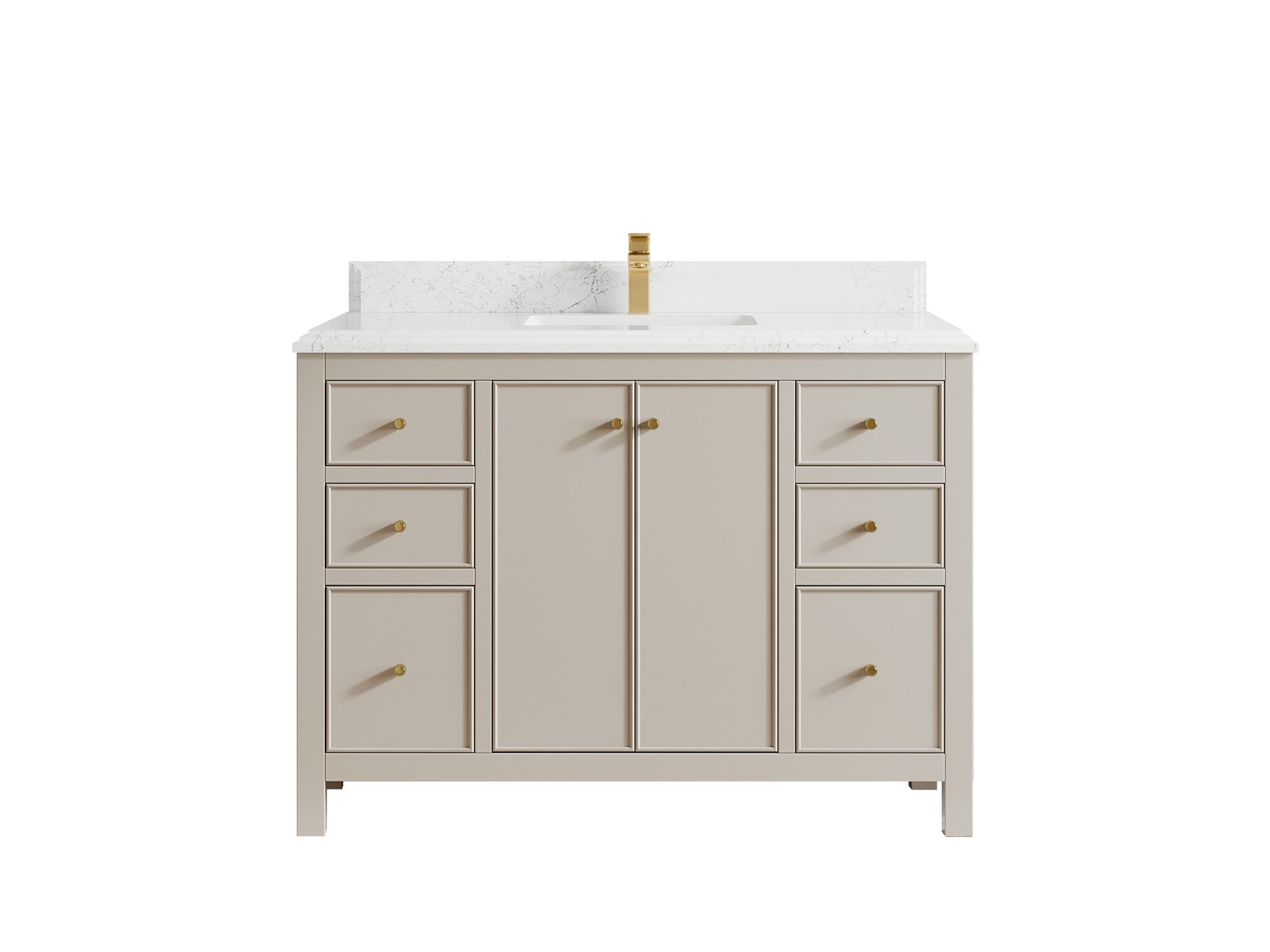 Chicago 48 in. W x 22 in. D Single Sink Bathroom Vanity - Willow Bath and Vanity