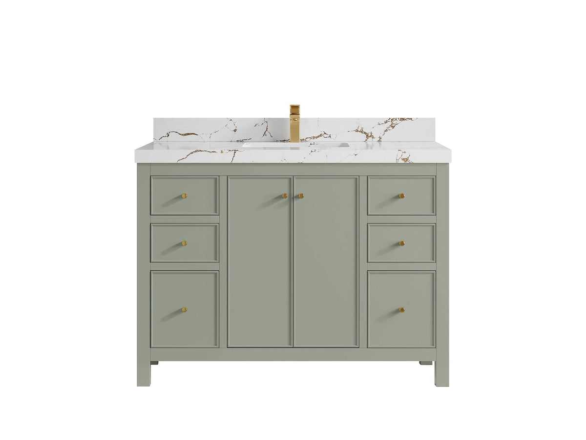 Chicago 48 in. W x 22 in. D Single Sink Bathroom Vanity - Willow Bath and Vanity