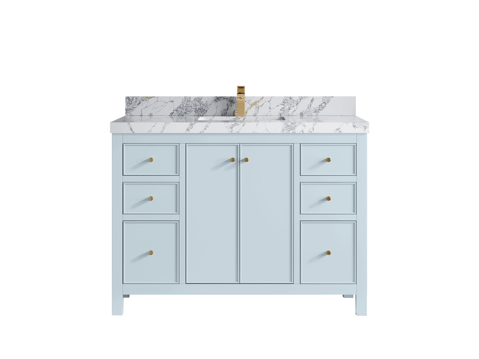 Chicago 48 in. W x 22 in. D Single Sink Bathroom Vanity - Willow Bath and Vanity