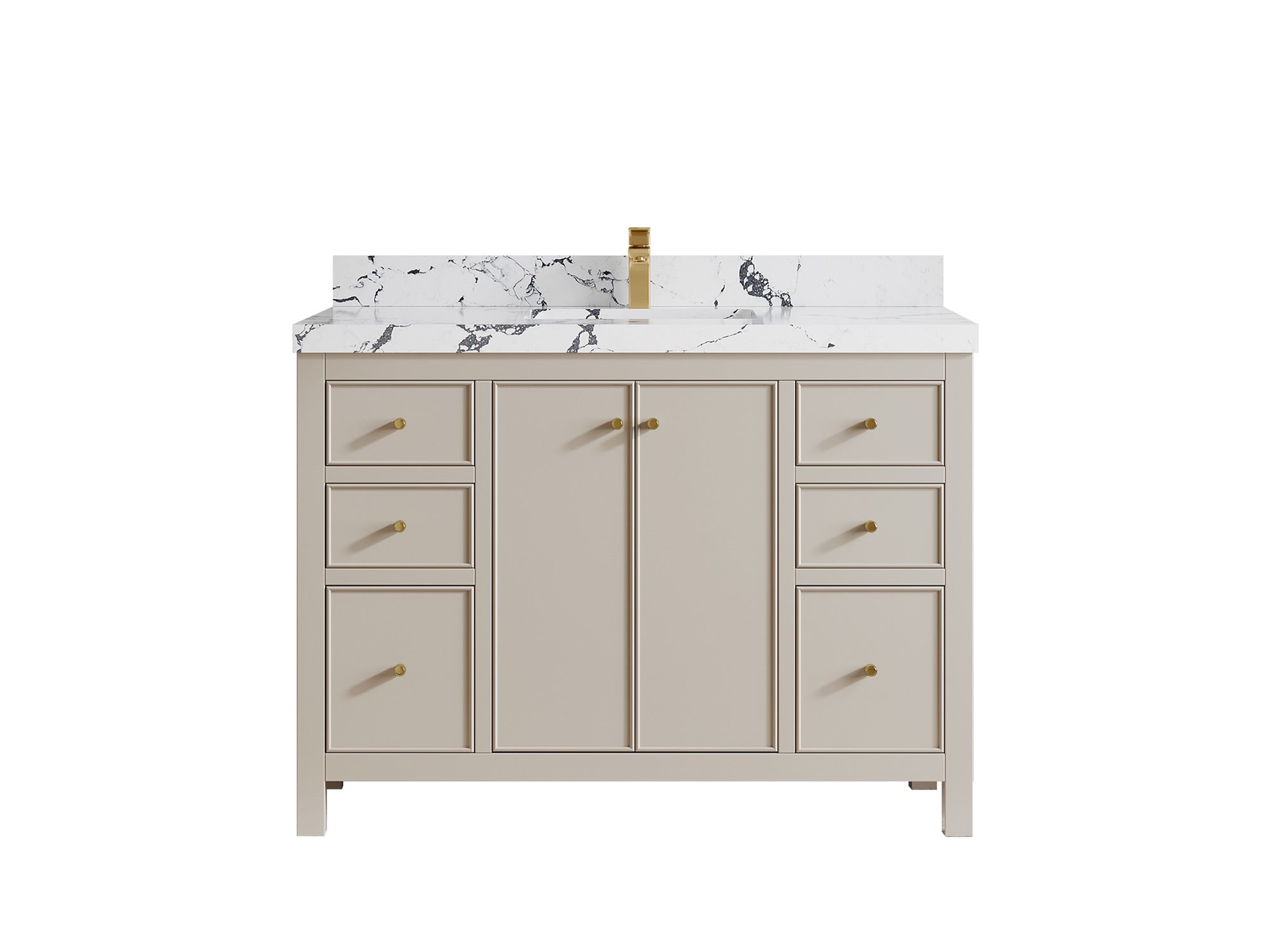 Chicago 48 in. W x 22 in. D Single Sink Bathroom Vanity - Willow Bath and Vanity