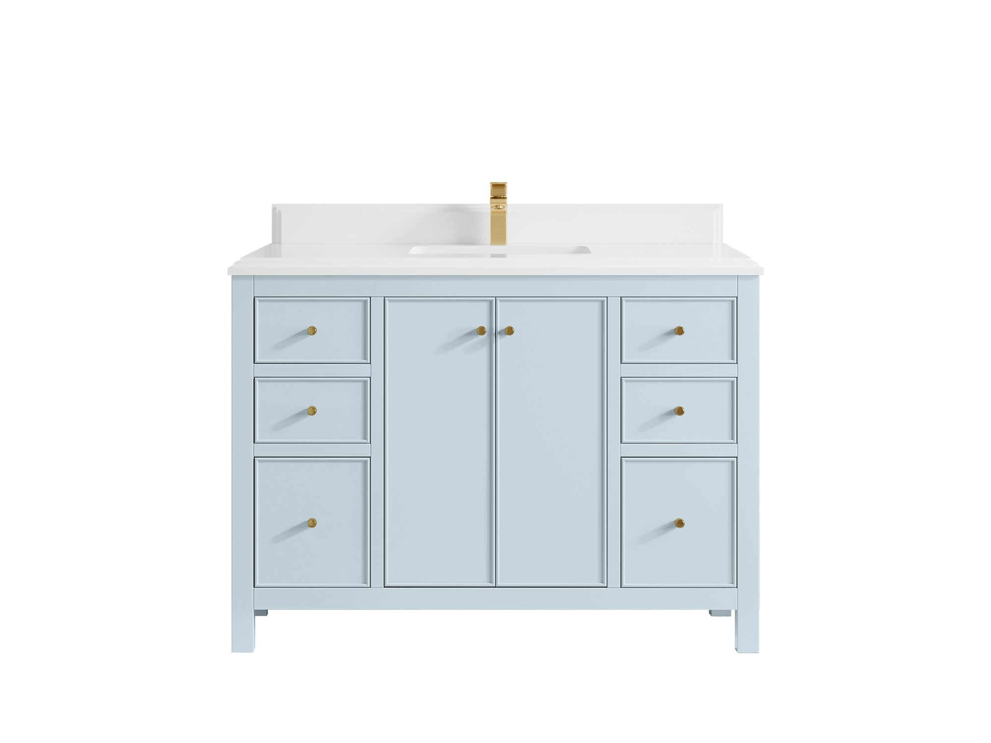 Chicago 48 in. W x 22 in. D Single Sink Bathroom Vanity - Willow Bath and Vanity