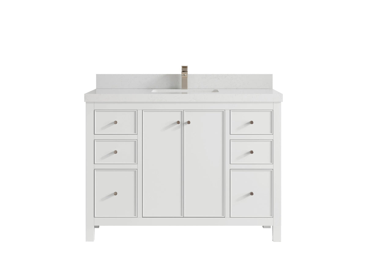 Chicago 48 in. W x 22 in. D Single Sink Bathroom Vanity - Willow Bath and Vanity