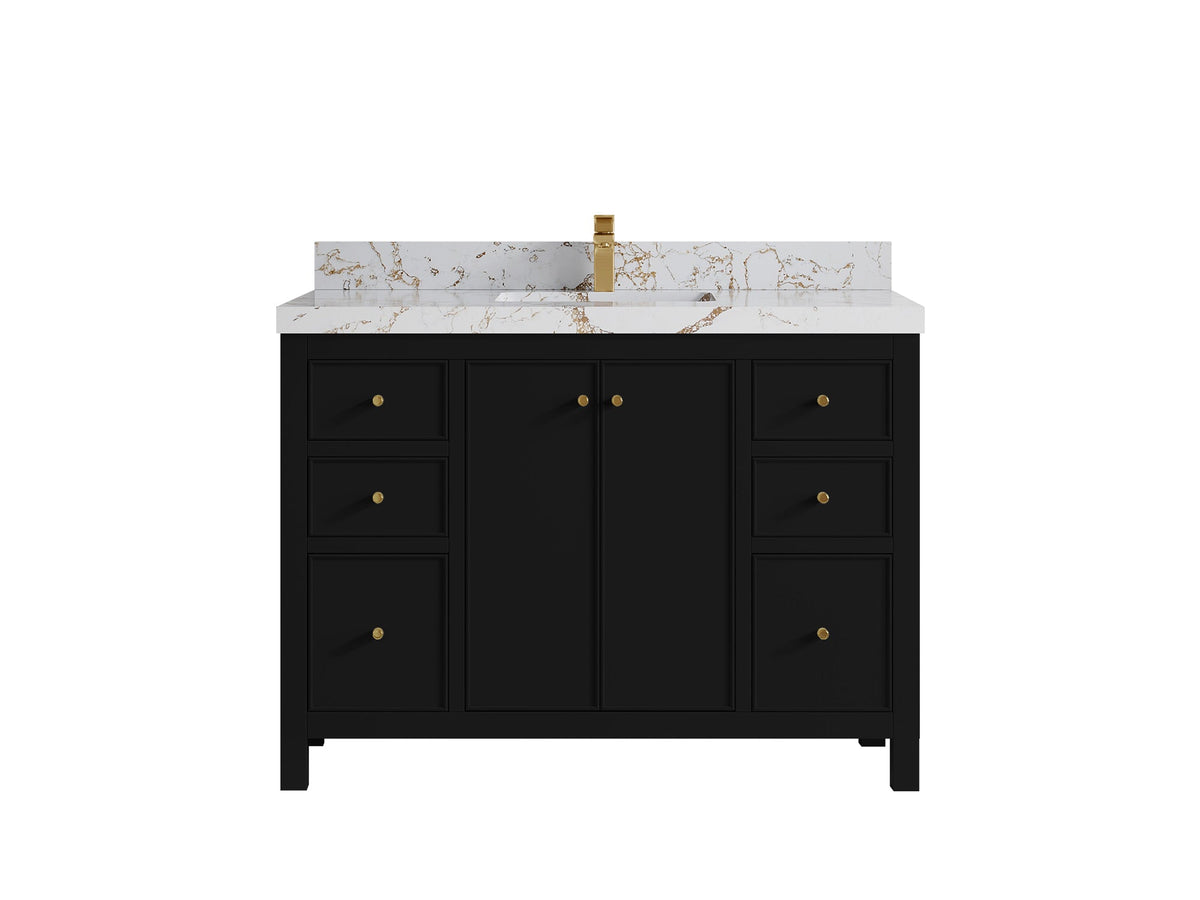 Chicago 48 in. W x 22 in. D Single Sink Bathroom Vanity - Willow Bath and Vanity
