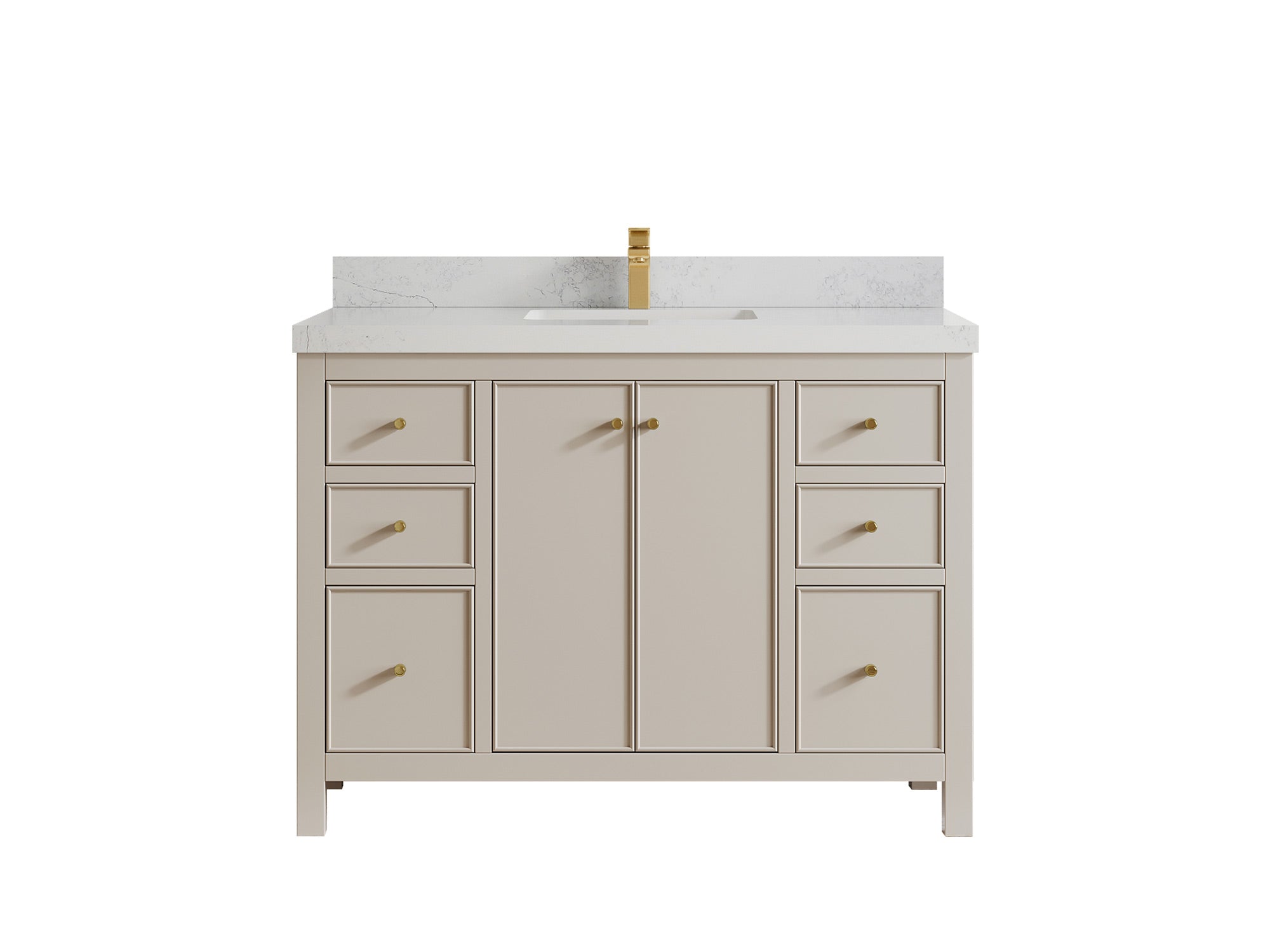 Chicago 48 in. W x 22 in. D Single Sink Bathroom Vanity - Willow Bath and Vanity