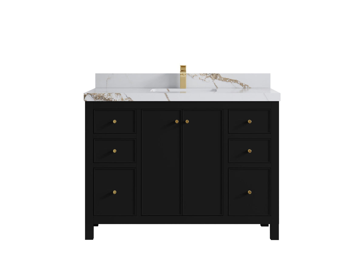 Chicago 48 in. W x 22 in. D Single Sink Bathroom Vanity - Willow Bath and Vanity
