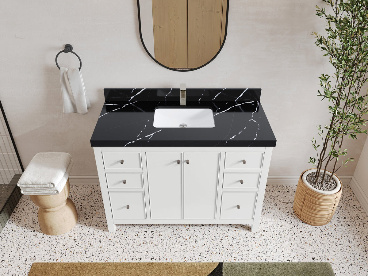 Chicago 48 in. W x 22 in. D Single Sink Bathroom Vanity - Willow Bath and Vanity