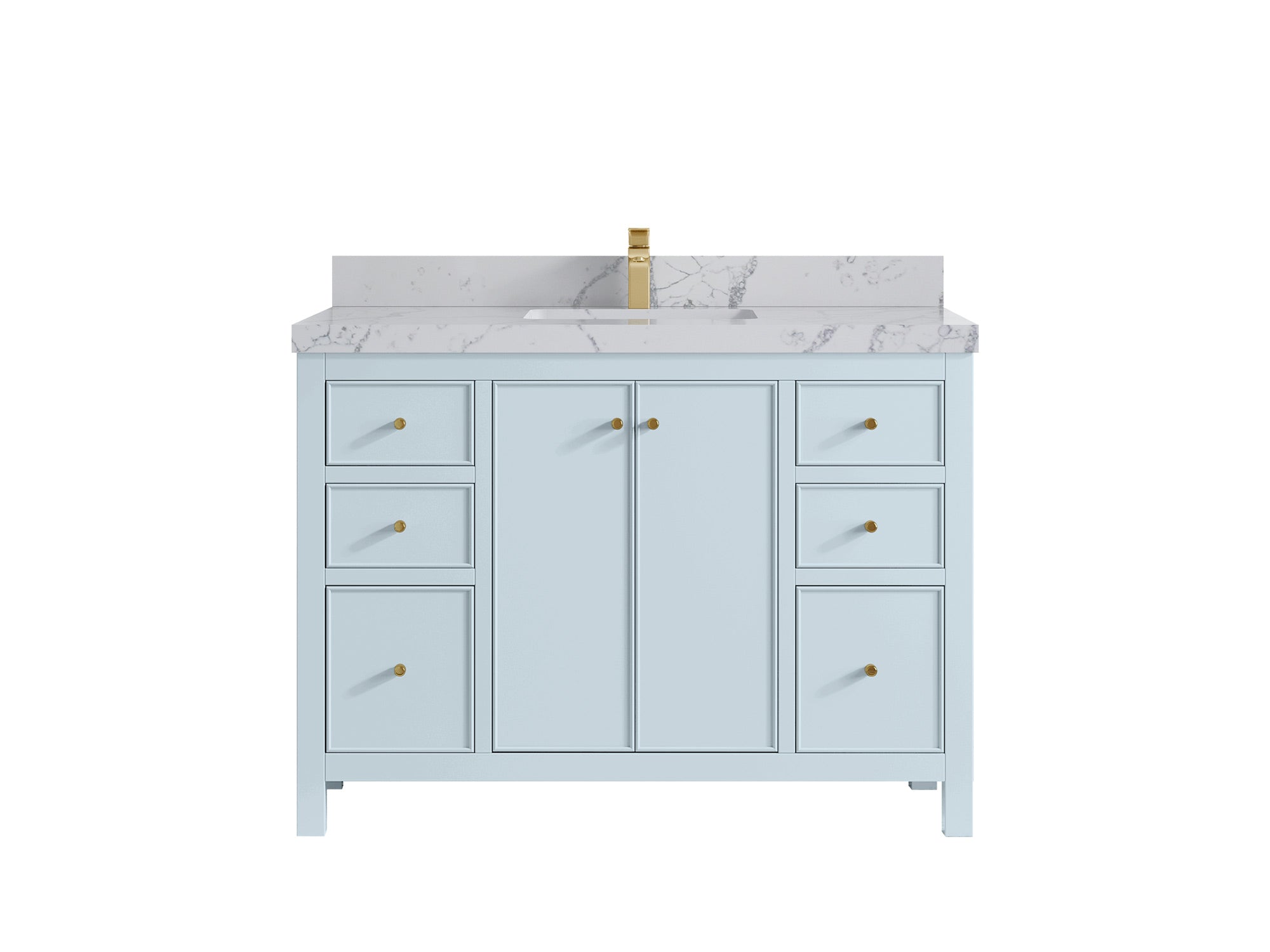 Chicago 48 in. W x 22 in. D Single Sink Bathroom Vanity - Willow Bath and Vanity