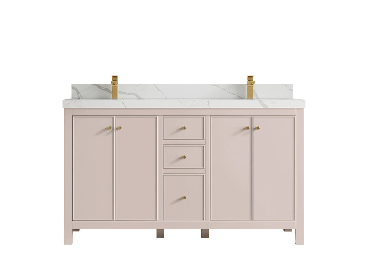 Chicago 60 in. W x 22 in. D Double Sink Bathroom Vanity - Willow Bath and Vanity