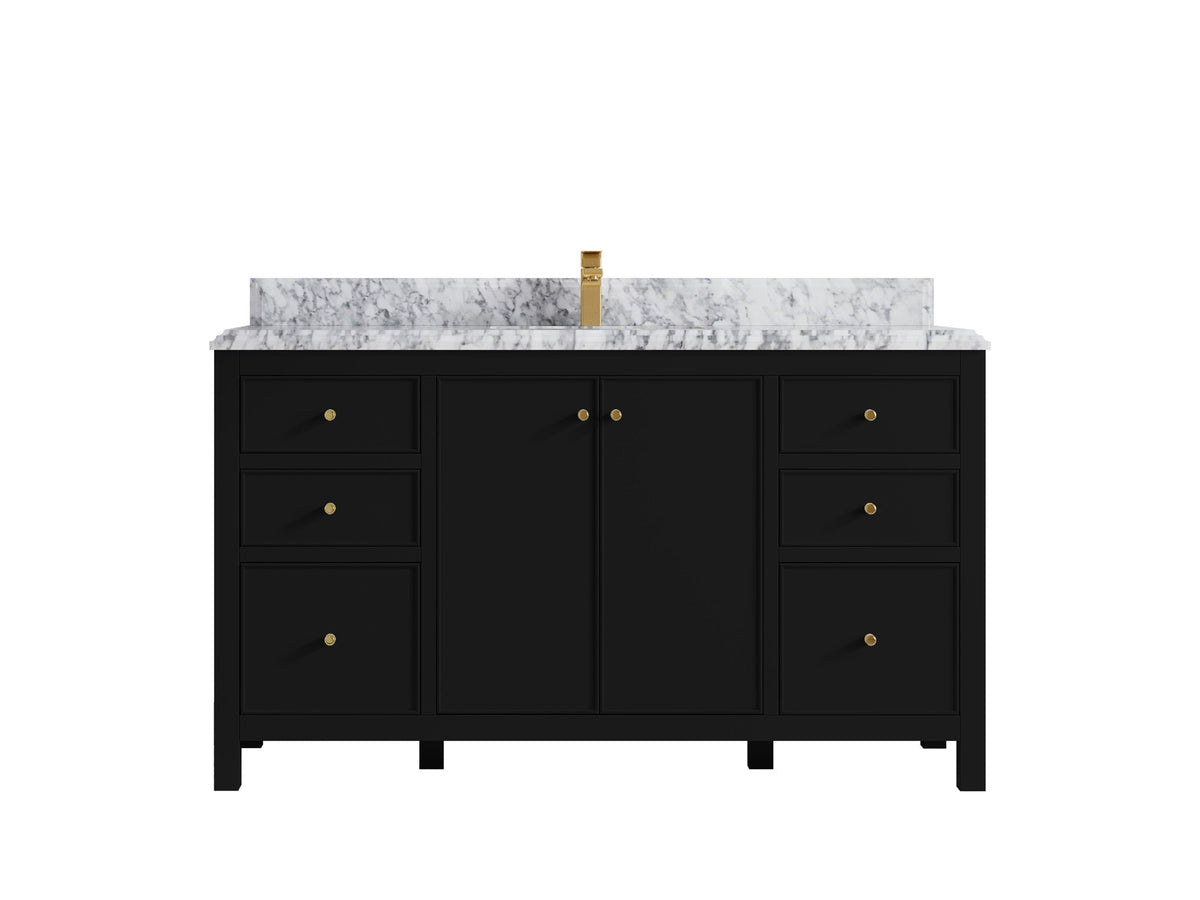 Chicago 60 in. W x 22 in. D Single Sink Bathroom Vanity - Willow Bath and Vanity