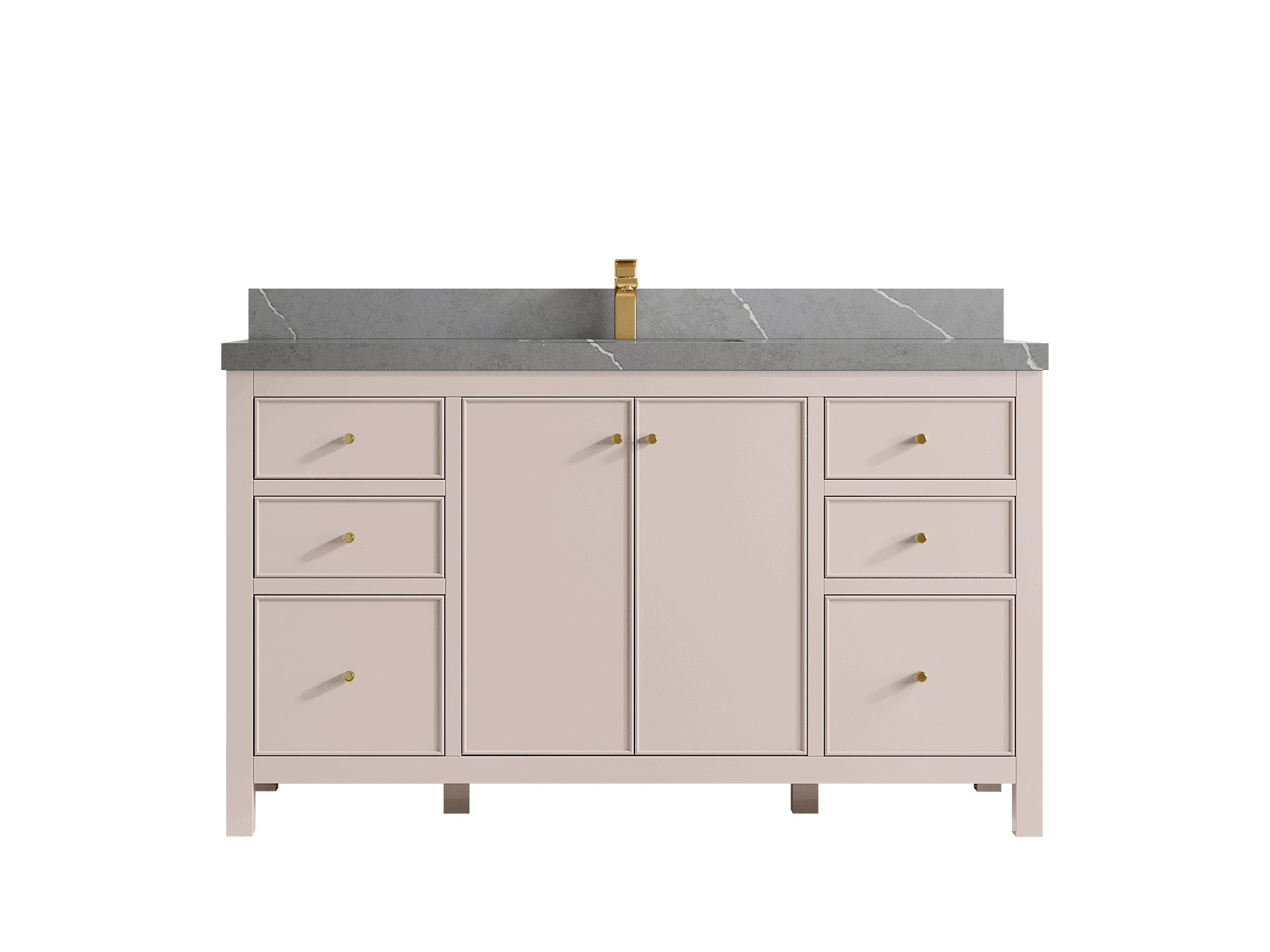 Chicago 60 in. W x 22 in. D Single Sink Bathroom Vanity - Willow Bath and Vanity